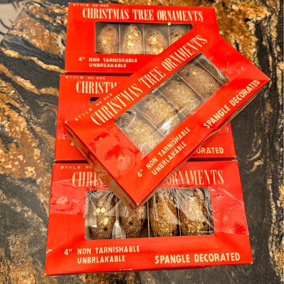 Vintage Christmas Ornaments from Spot-Lite Made in Japan 4 boxes - Picture 2 of 9